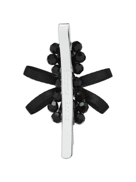 Simone Rocha beaded bow hair accessory - Black - zdjęcie produktu nr 2