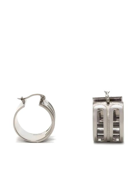 Victoria Beckham B Frame earrings - Silver