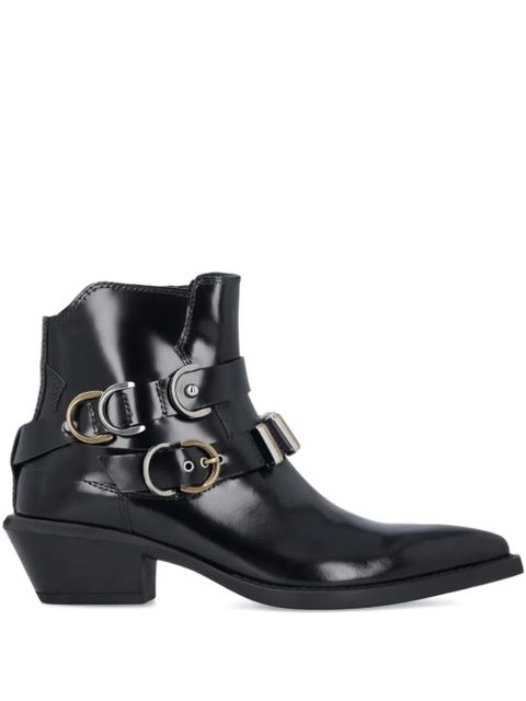 PINKO 50mm buckle strap boots - Black - zdjęcie produktu nr 1