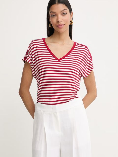 Morgan t-shirt damski z wiskozy - zdjęcie produktu nr 2