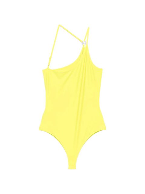 Coperni logo-appliqué swimsuit - Green
