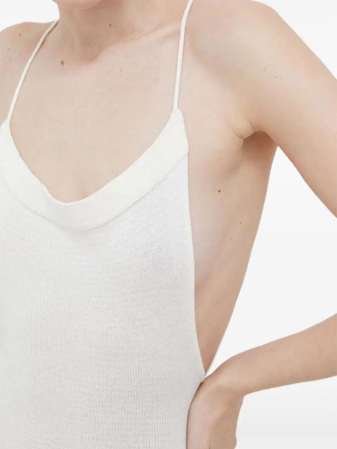 ALOHAS open-back midi dress - White