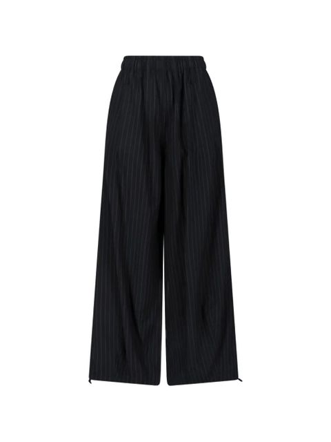 The Frankie Shop Oakdale pinstriped track pants - Black - zdjęcie produktu nr 1