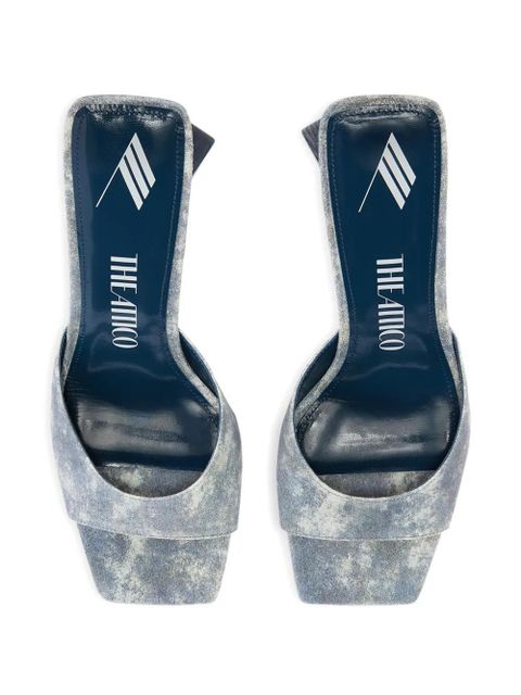 The Attico 85mm Mini Devon geometric-heel sandals - Blue - zdjęcie produktu nr 2