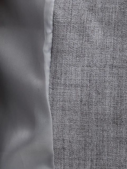 Answear.LAB marynarka kolor szary jednorzędowa gładka