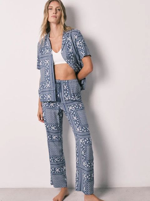 women'secret piżama dwuczęściowa damska z wiskozą - zdjęcie produktu nr 1