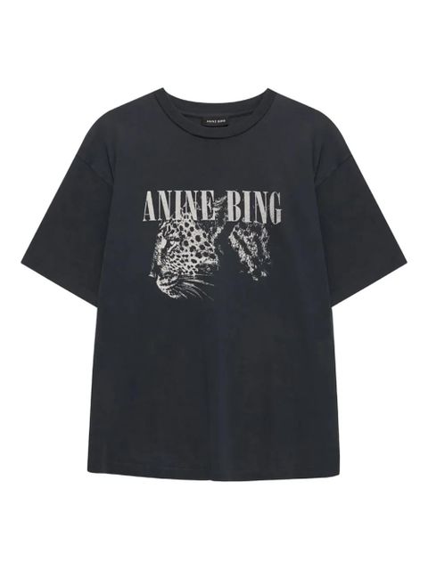 ANINE BING graphic cohen T-shirt - Black - zdjęcie produktu nr 1