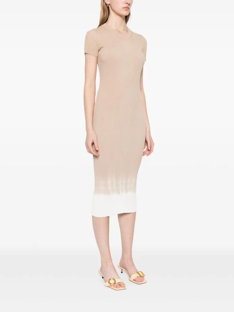 STAUD Colleen midi dress - Neutrals