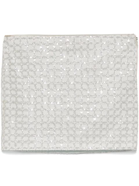 ROTATE BIRGER CHRISTENSEN beaded mini skirt - Blue - zdjęcie produktu nr 1