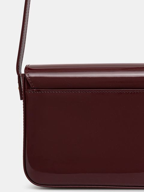 Patrizia Pepe torebka skórzana kolor brązowy 8B0303 L125