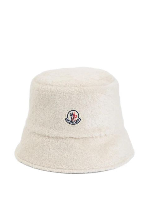Moncler teddy bucket hat - Neutrals - zdjęcie produktu nr 1