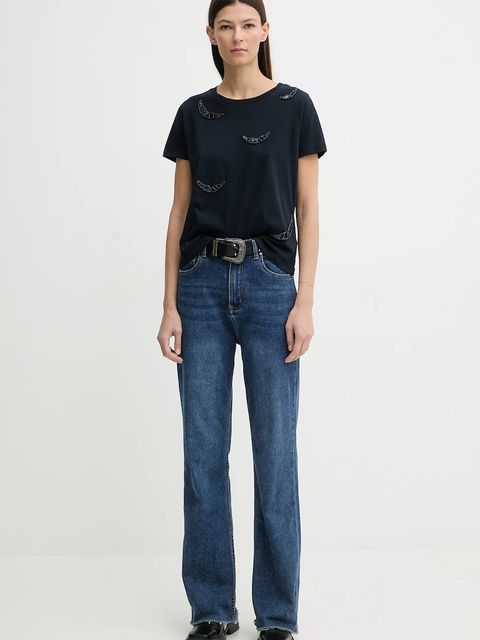 ZADIG&VOLTAIRE t-shirt bawełniany - zdjęcie produktu nr 1