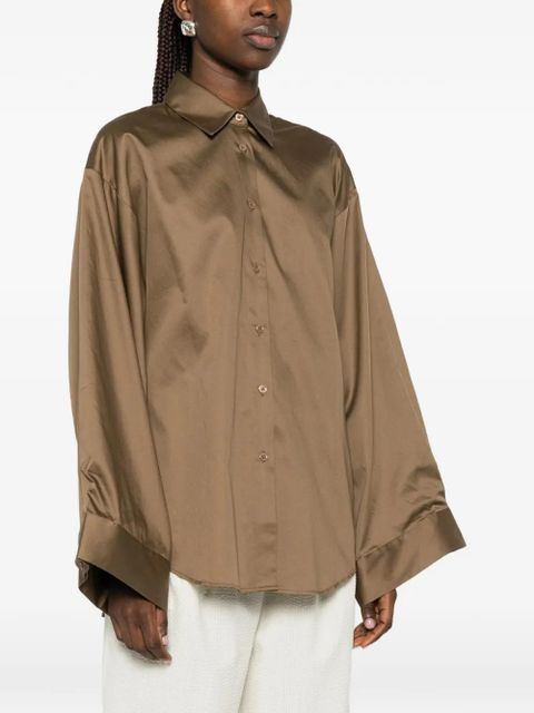 The Frankie Shop button-up shirt - Brown