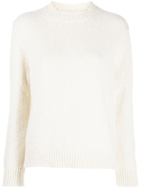 Jil Sander crew-neck knitted jumper - Neutrals - zdjęcie produktu nr 1