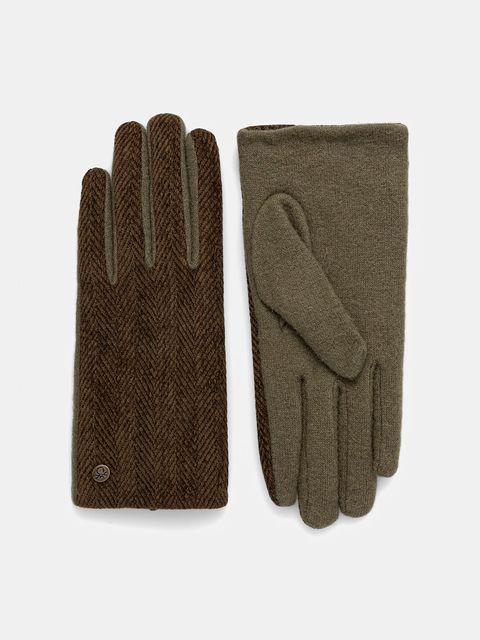 United Colors of Benetton rękawiczki damskie kolor zielony 6YGSDG00D - zdjęcie produktu nr 1