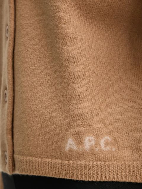 A.P.C. kardigan wełniany cardigan mila