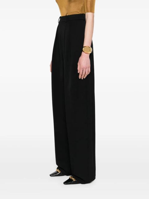 Saint Laurent pleated trousers - Black