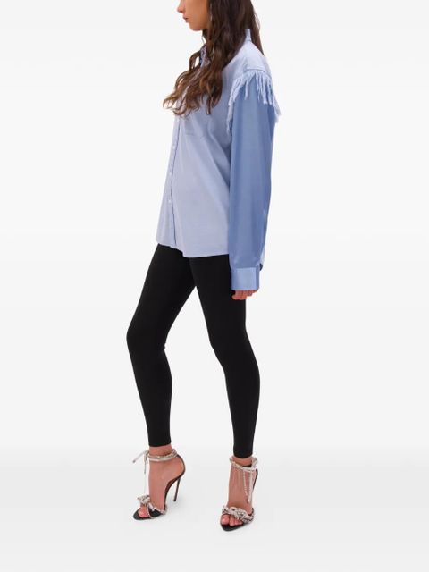 AREA deconstructed frayed-edge shirt - Blue - zdjęcie produktu nr 2