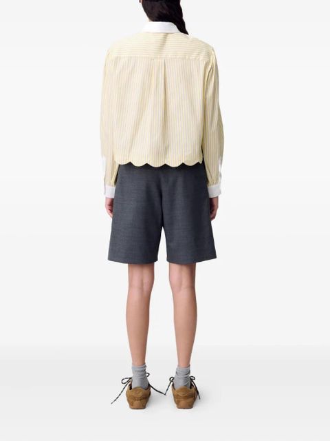 Claudie Pierlot striped shirt - Yellow