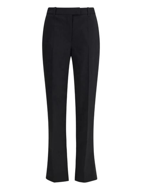 Alexander McQueen pressed-crease trousers - Black - zdjęcie produktu nr 1