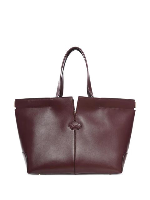 Tod's leather leather bag - Brown - zdjęcie produktu nr 1