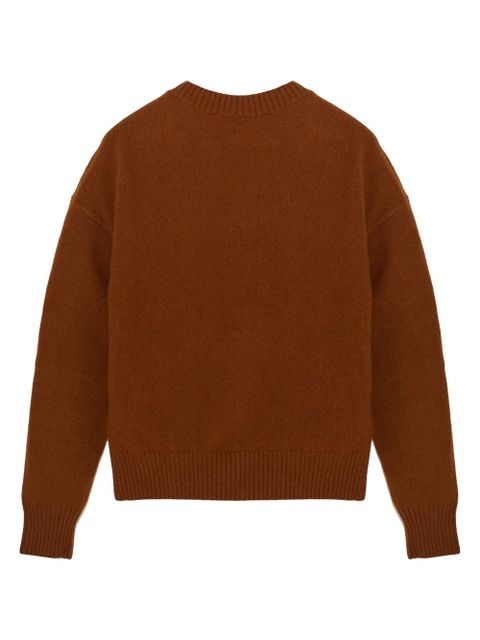 Yves Salomon knitted jumper - Brown - zdjęcie produktu nr 2