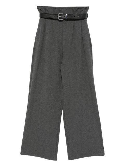 Eleh belted-waist trousers - Grey - zdjęcie produktu nr 1