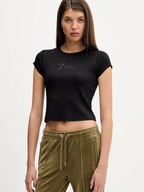 Juicy Couture t-shirt damski kolor czarny JCWCT126301 - zdjęcie produktu nr 1