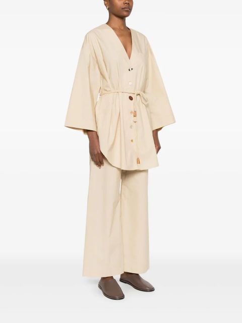 Nanushka cotton shirt - Neutrals - zdjęcie produktu nr 2