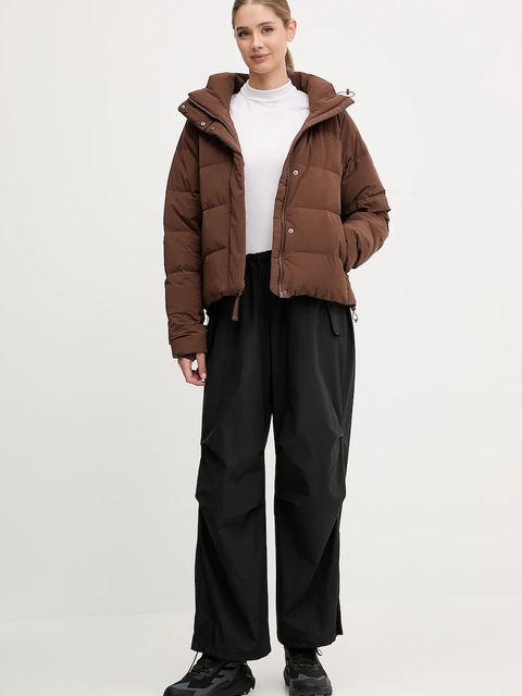 Columbia kurtka puchowa Amaze Puff kolor brązowy zimowa 2133714