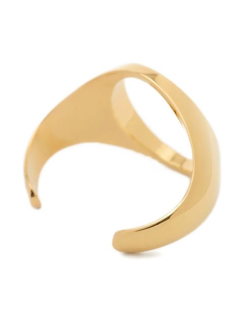 MM6 Maison Margiela cut-out cuff bracelet - Gold