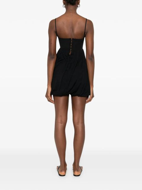 Gimaguas Selina square-neck mini dress - Black