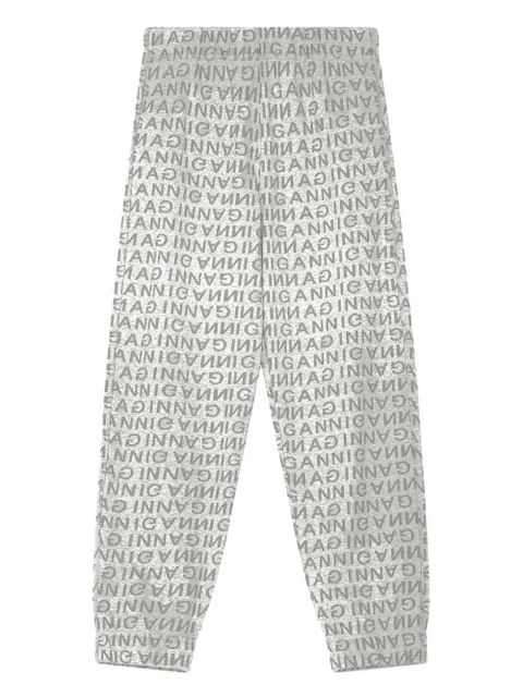 GANNI logo-print track pants - Grey - zdjęcie produktu nr 1