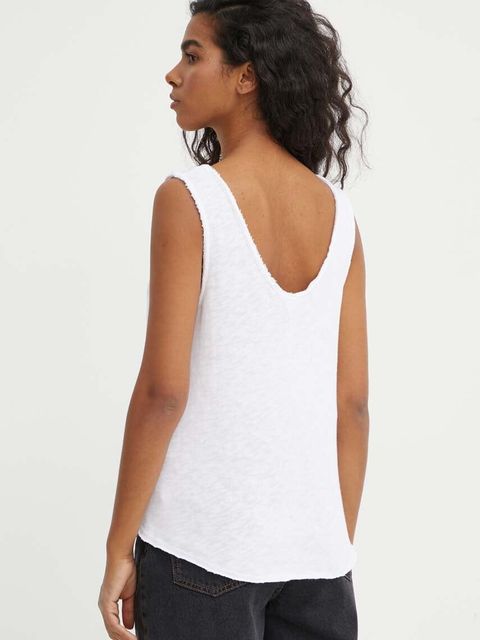 American Vintage top bawełniany DEBARDEUR COL U - zdjęcie produktu nr 2