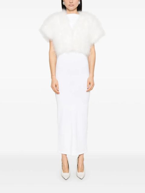 Yves Salomon feather jacket - White - zdjęcie produktu nr 2