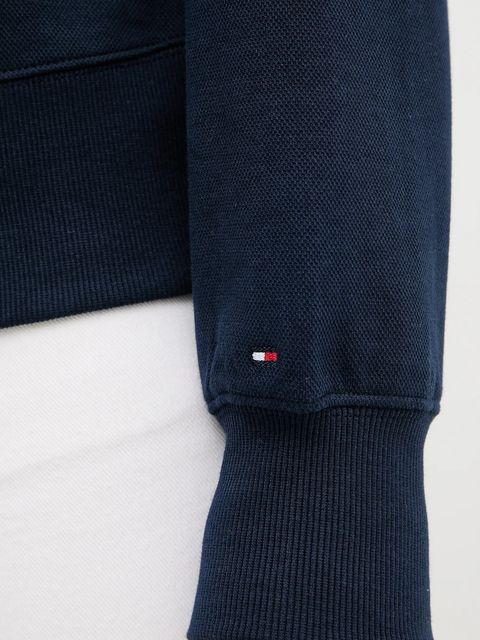 Tommy Hilfiger bluza damska kolor granatowy z aplikacją WW0WW47159