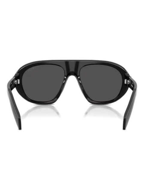 Prada Eyewear navigator-frame sunglasses - Black - zdjęcie produktu nr 2