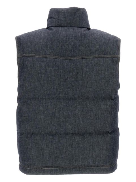 Moncler Grenoble Knysna pocketed high-collar gilet - Blue - zdjęcie produktu nr 2