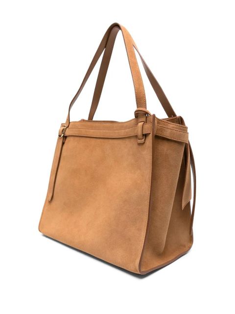Coperni medium suede shoulder bag - Brown