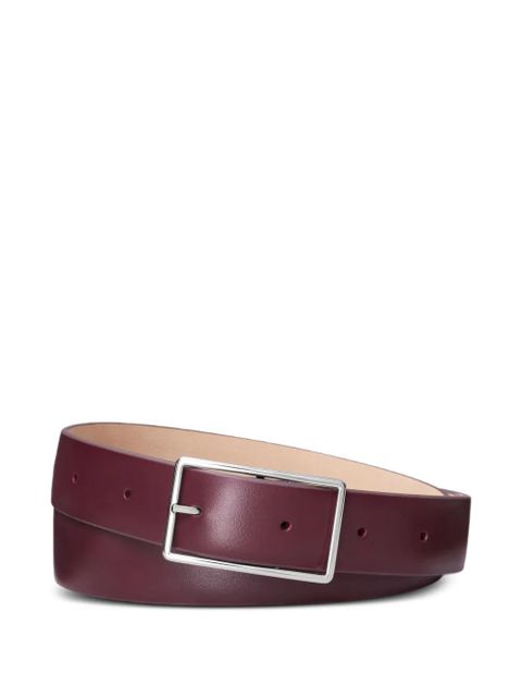 Tory Burch logo-plaque leather belt - Red - zdjęcie produktu nr 1