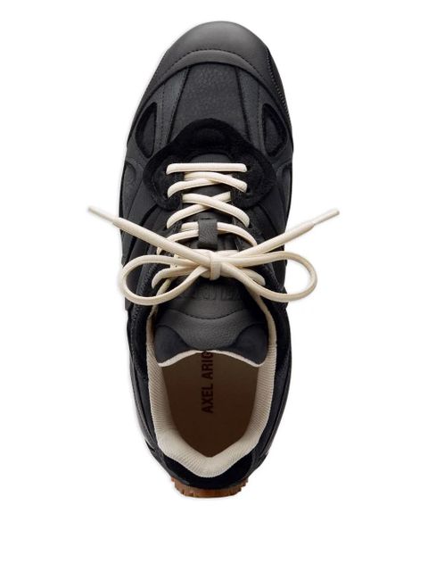 Axel Arigato leather panelled lace-up sneakers - Black - zdjęcie produktu nr 2