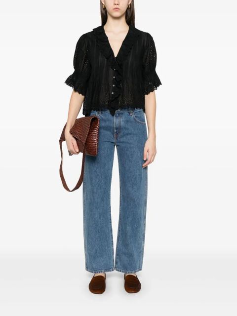 DÔEN Henri blouse - Black - zdjęcie produktu nr 2