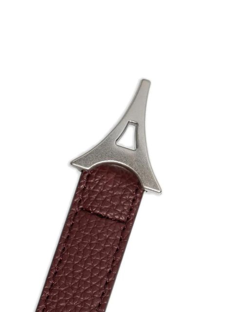 Manière De Voir Leonie Eiffel-buckle belt - Red