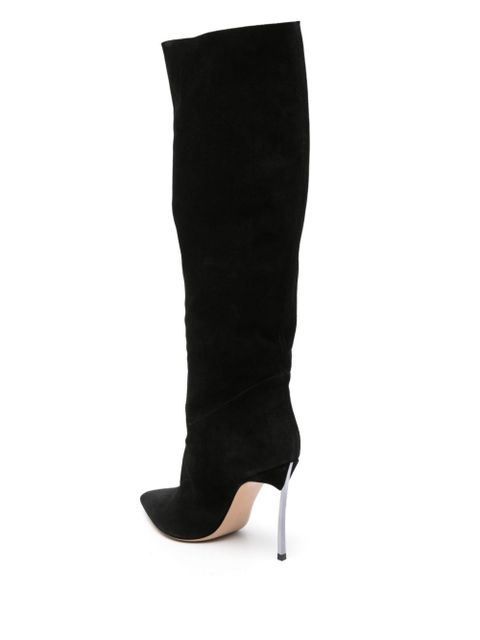 Casadei 100mm Blade boots - Black