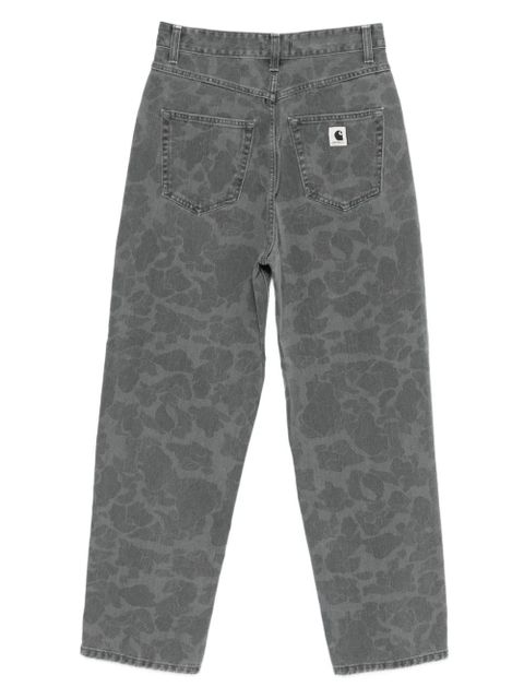 Carhartt WIP camouflage straight-leg jeans - Grey