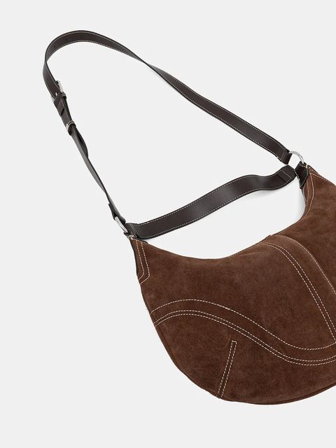 Answear.LAB torebka zamszowa - zdjęcie produktu nr 2