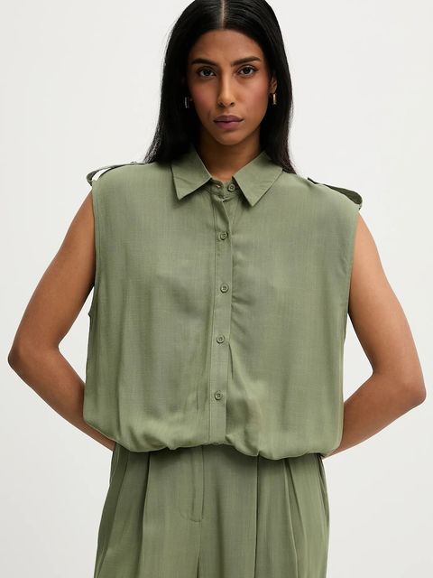 Answear.LAB komplet damski kolor zielony - zdjęcie produktu nr 2