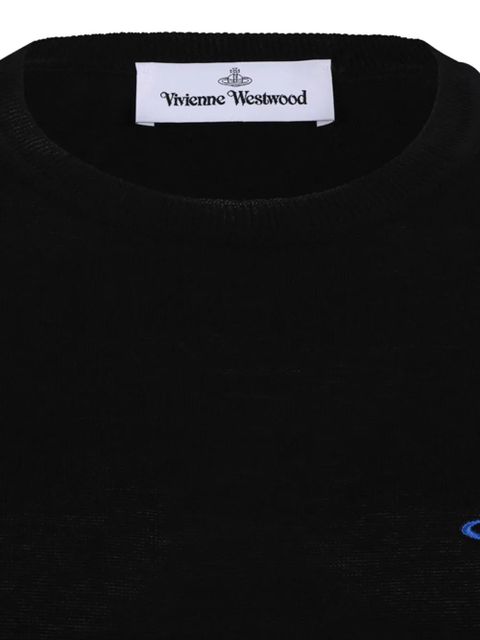 Vivienne Westwood orb-embroidery T-shirt - Black