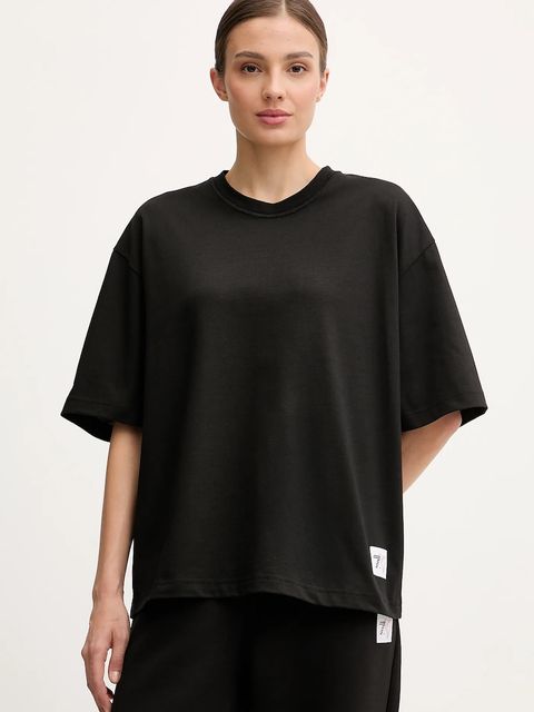 EA7 Emporio Armani t-shirt bawełniany damski kolor czarny AF12957.7X000036 - zdjęcie produktu nr 2