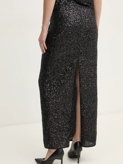 DIANE VON FURSTENBERG spódnica kolor czarny maxi ołówkowa DVFKL4S001 - zdjęcie produktu nr 2